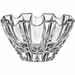 Modern * Lead crystal Oval bowl 21 cm (15018)