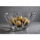 Modern * Lead crystal Oval bowl 21 cm (15018)