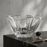 Modern * Lead crystal Oval bowl 21 cm (15018)