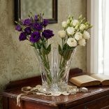 Modern * Lead crystal Love vase 22 cm (Double15114)