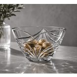 Modern * Lead crystal Oval bowl 21 cm (15118)