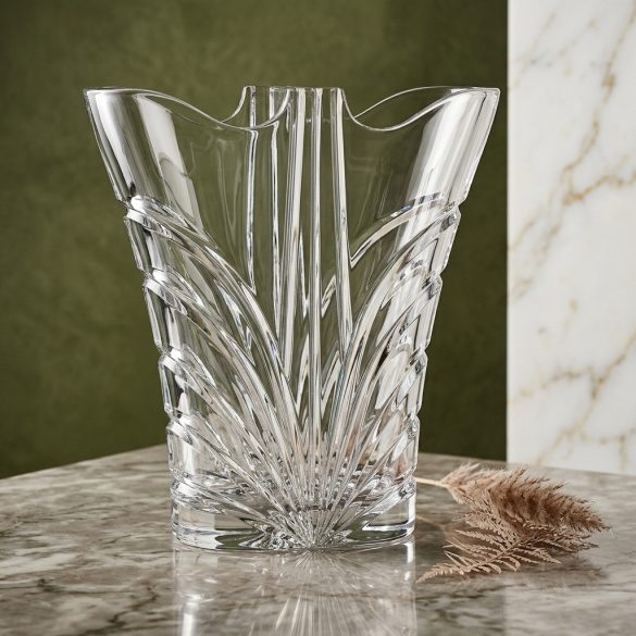 Modern * Lead crystal Love vase 22 cm (Double15214)