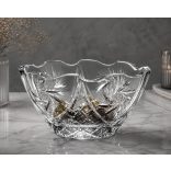 Victoria * Lead crystal Oval bowl 21 cm (16118)