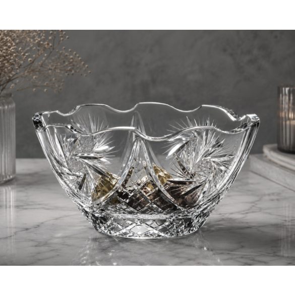 Victoria * Lead crystal Oval bowl 21 cm (16118)