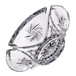 Victoria * Lead crystal T ashtray 18 cm (16120)