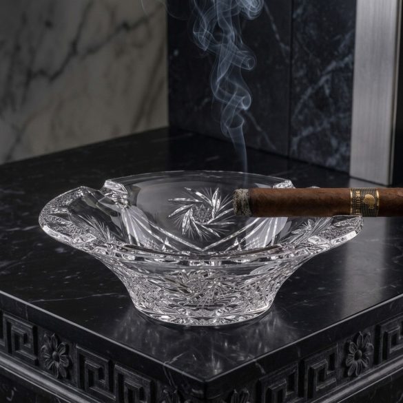 Victoria * Lead crystal T ashtray 18 cm (16120)