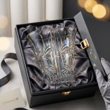 Viola * Lead crystal Love vase 22 cm (Dupla16214)