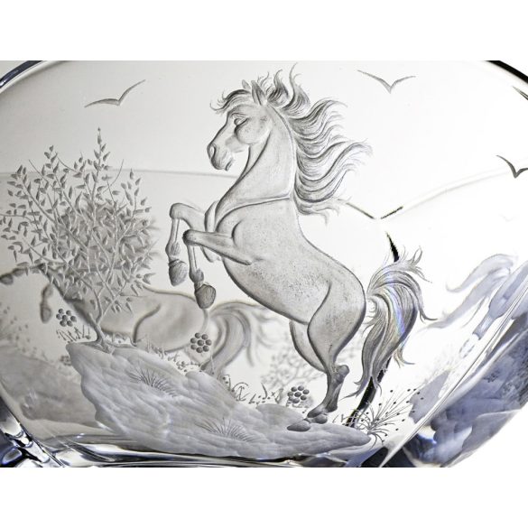 Other Goods * Crystal Horse bowl 25 cm (Sze16416)