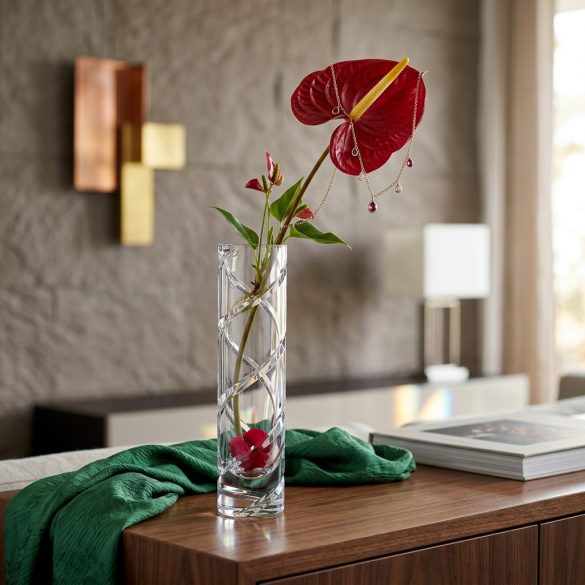 Other Goods * Lead crystal Tube vase 18 cm (Sze16439)