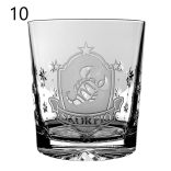 Other Goods * Crystal Zodiac whiskey glass 300 ml (Tos17021)