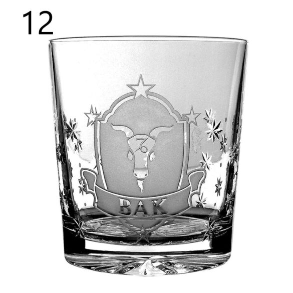 Other Goods * Crystal Zodiac whiskey glass 300 ml (Tos17021)