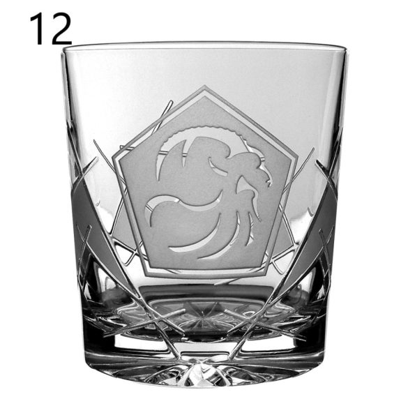 Other Goods * Crystal Zodiac whiskey glass 300 ml (Tos17022)