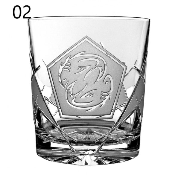 Other Goods * Crystal Zodiac whiskey glass 300 ml (Tos17022)