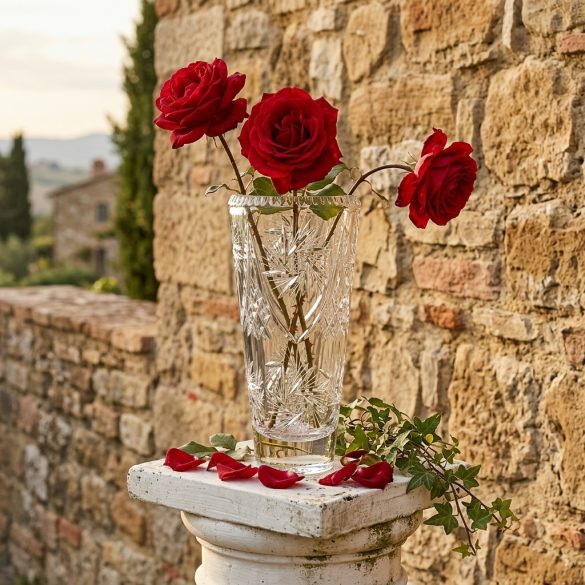 Victoria * Crystal Vase 30.5 cm (Cam17164)