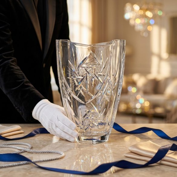 Victoria * Crystal Barrel vase 23 cm (Smi17167)