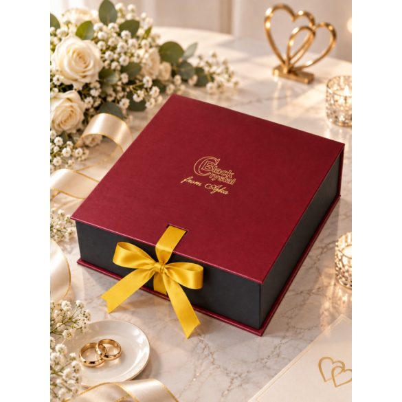 Victoria * Crystal Crystal champagne set for wedding (2 pcs) (MGyű17198)