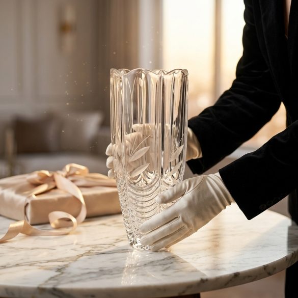 Viola * Crystal Vase H 30 cm (OriPr17242)