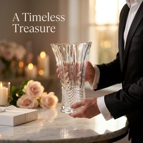 Viola * Crystal Vase X 25 cm (OriPr17244)