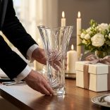 Viola * Crystal X vase 30.5 cm (Smi17269)