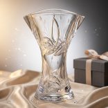 Viola * Crystal Vase 24.5 cm (Orb17292)