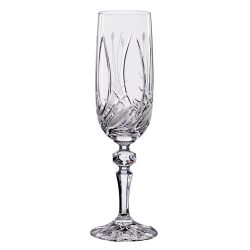 Viola * Crystal Champagne flute glass 180 ml (M17297)