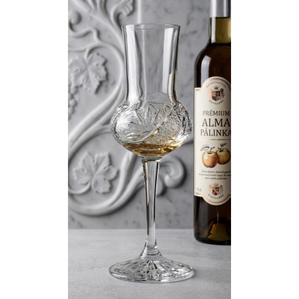 Liliom * Crystal Grappa glass 81 ml (Borm17535)