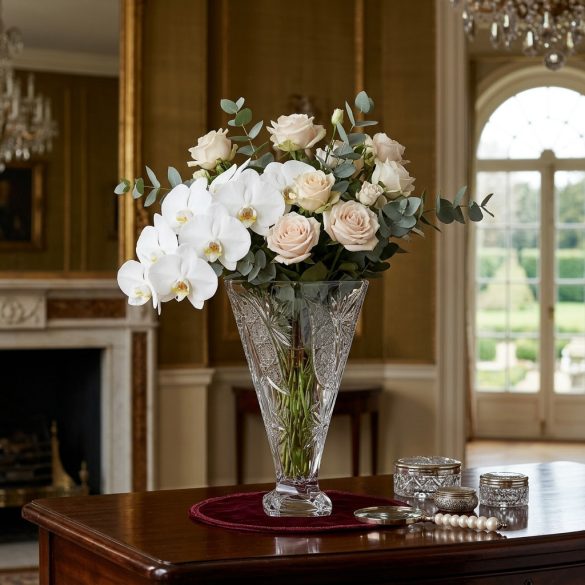 Liliom * Crystal Vase 28 cm (Cs17550)