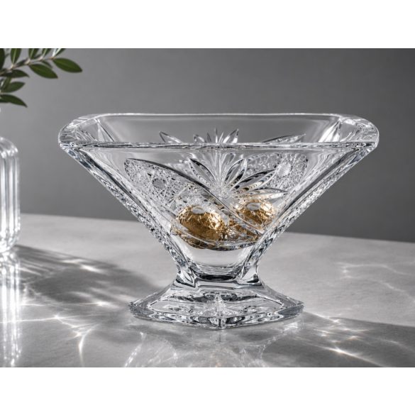 Liliom * Crystal Bowl 22 cm (Cs17551)