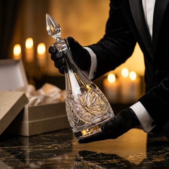 Liliom * Crystal Wine bottle 1000 ml (H17566)