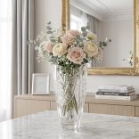 Liliom * Crystal Barrel vase 28 cm (Smi17568)
