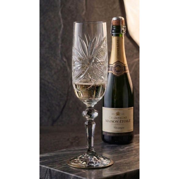 Liliom * Crystal Champagne flute glass 180 ml (M17597)