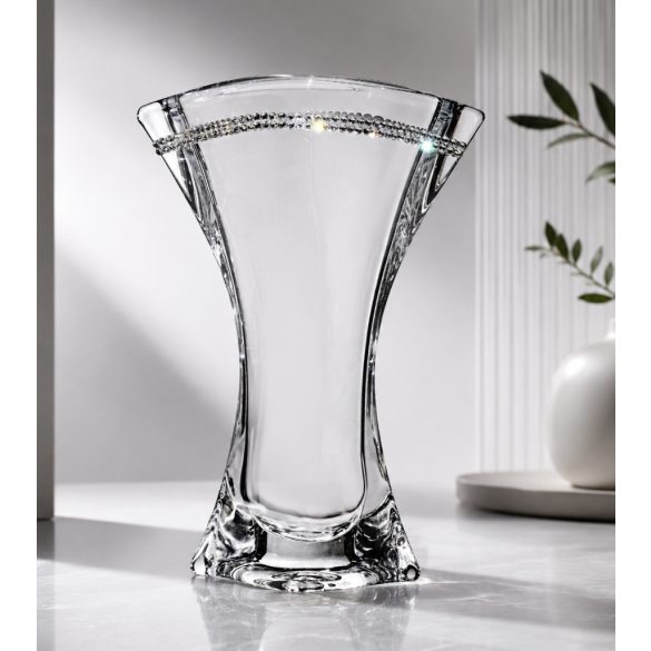 Pearl * Crystal Vase X 24.5 cm (Orb17850)