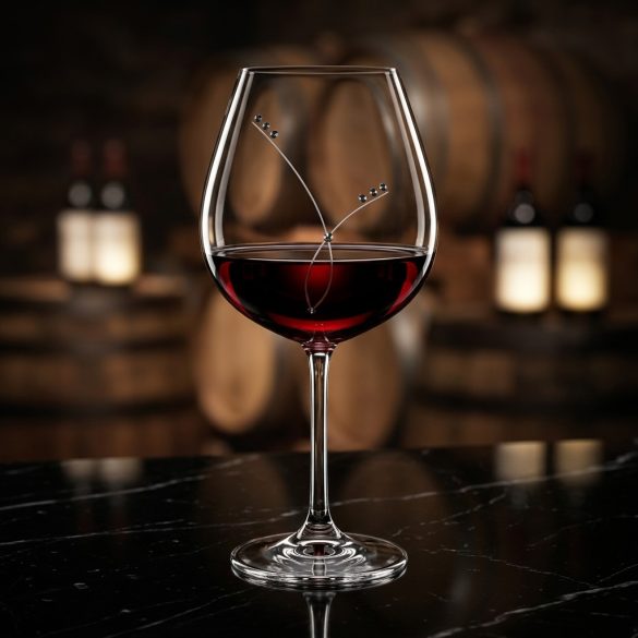 Pearl * Crystal Wine glass 650 ml (GasGD17858)