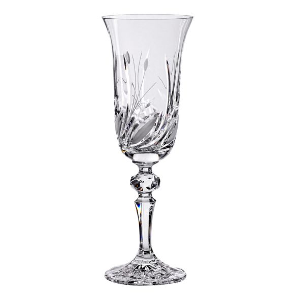 Viola * Crystal Champagne flute glass 150 ml (L17907)