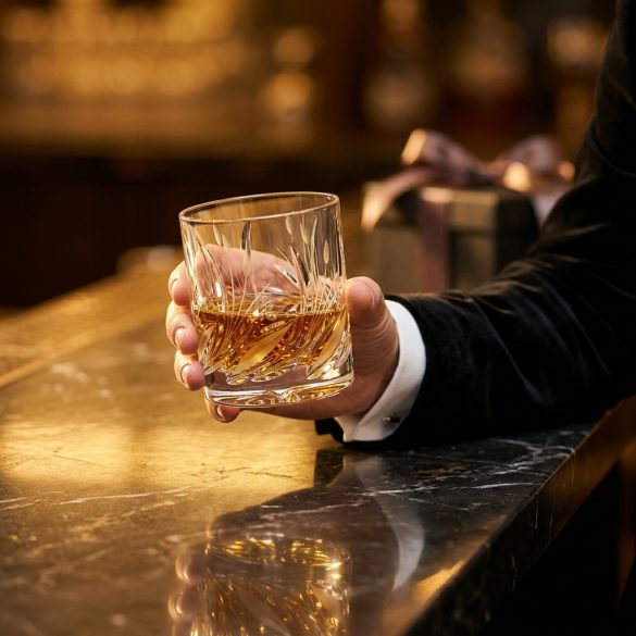 Viola * Crystal Whisky glass 300 ml (Toc17913)