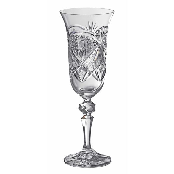 Kőszeg * Crystal Champagne flute glass 150 ml (L18307)
