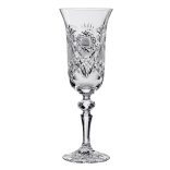 Kőszeg * Crystal Champagne flute glass 150 ml (L18307)