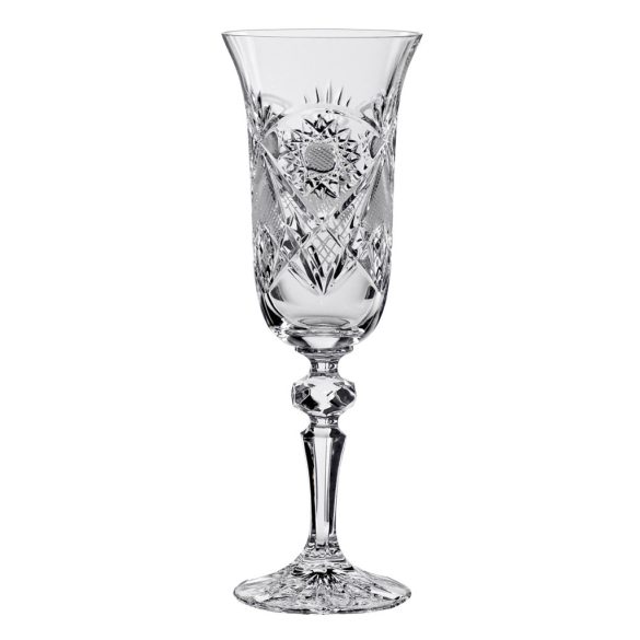 Kőszeg * Crystal Champagne flute glass 150 ml (L18307)