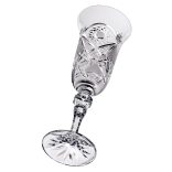 Kőszeg * Crystal Champagne flute glass 150 ml (L18307)