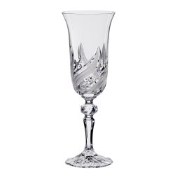 Fire * Crystal Champagne flute glass 150 ml (L18607)