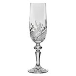 Fire * Crystal Champagne flute glass 180 ml (M18697)