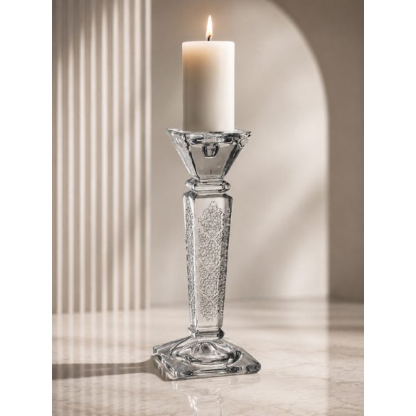Lace * Crystal Candle holder 30 cm (Emp19123)