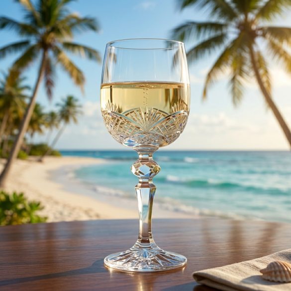 Ananas * Crystal Wine glass 220 ml (M19705)