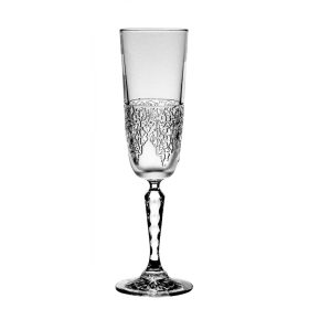 Crystal champagne glass